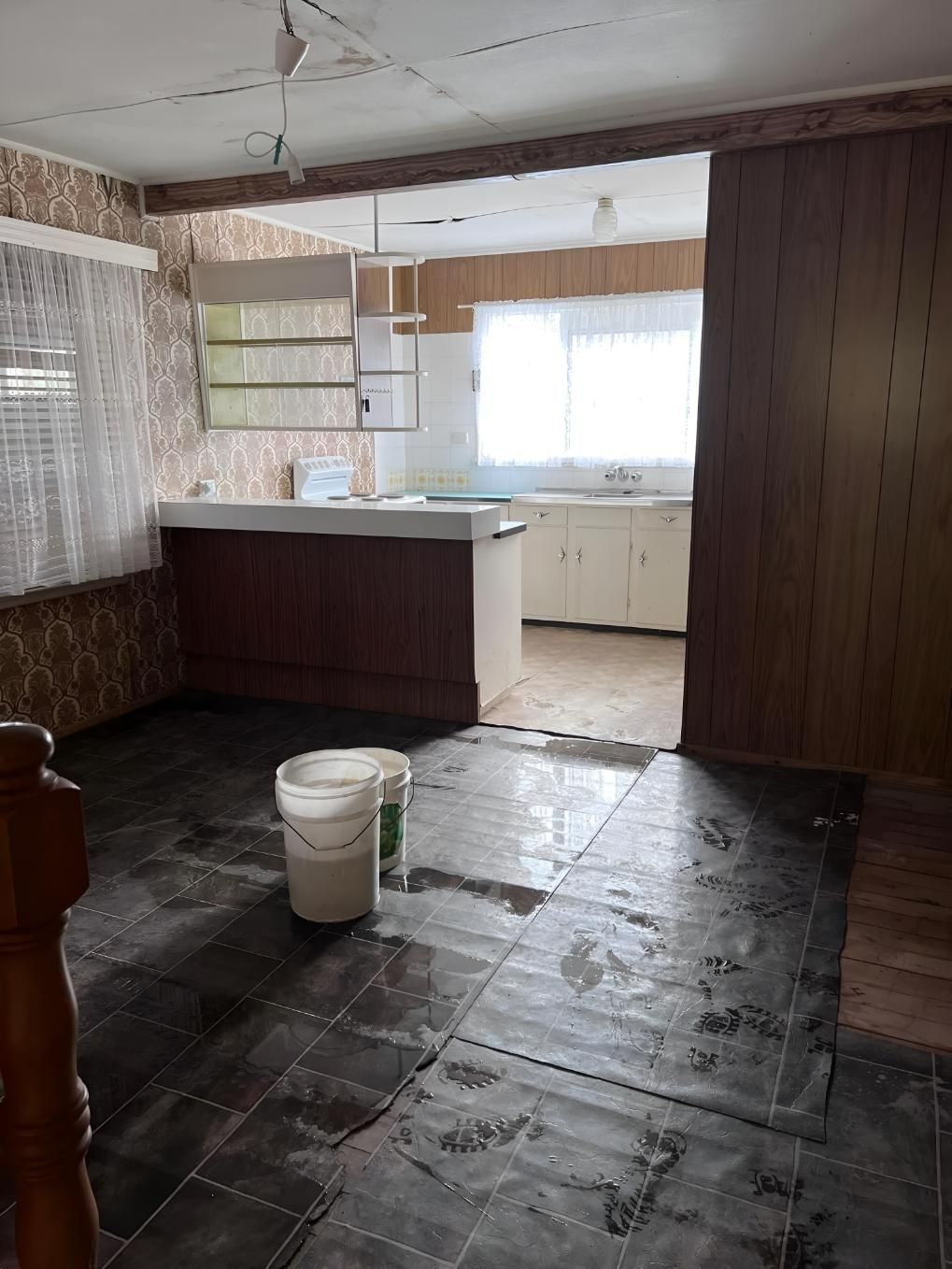Interior View of a Room With Dark Flooring — LD Carpentry in Queanbeyan, NSW