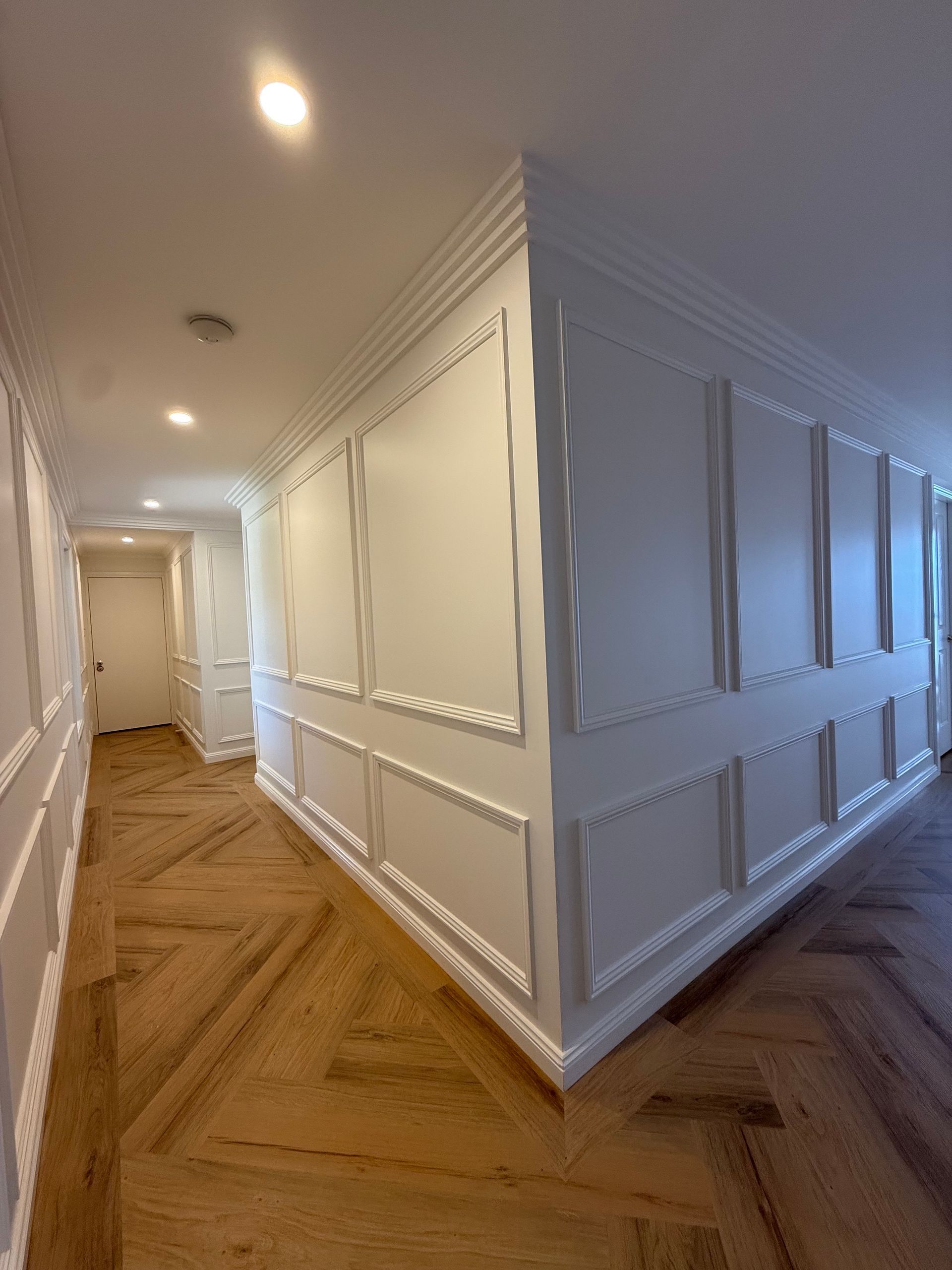 Modern hallways with Textured Walls — LD Carpentry in Goulburn, NSW