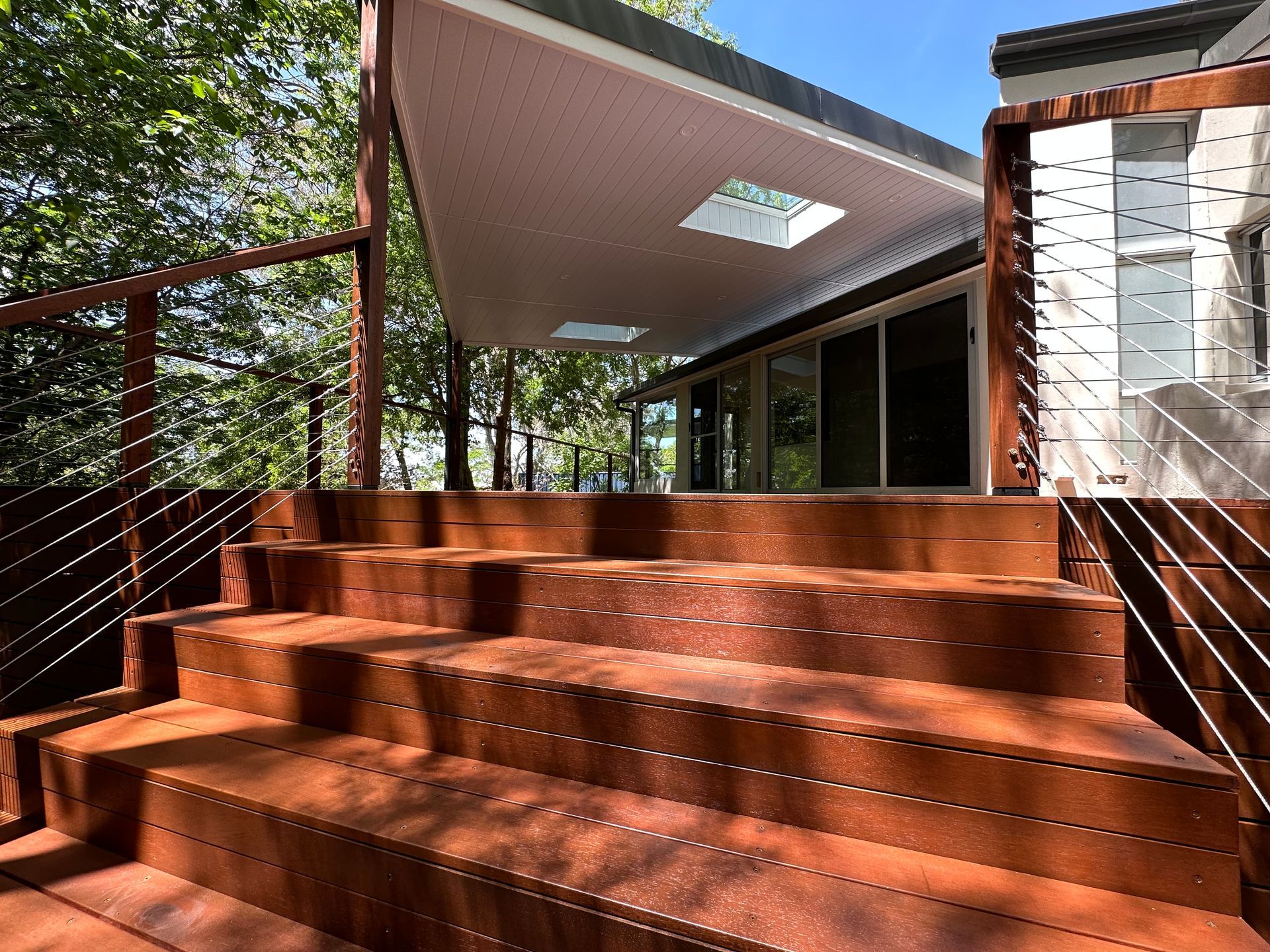Modern White Shed With Angled Roof — LD Carpentry in Goulburn, NSW