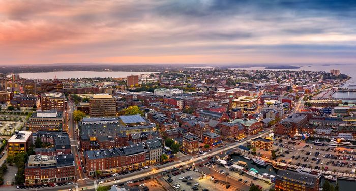 Maine Skyline