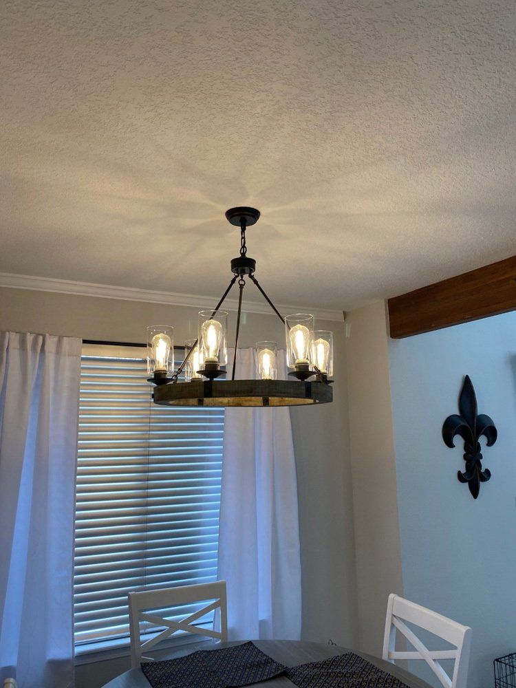 Dining Light Install