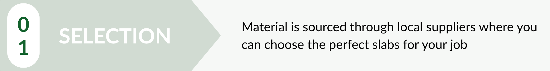 Step 1: Select your granite material