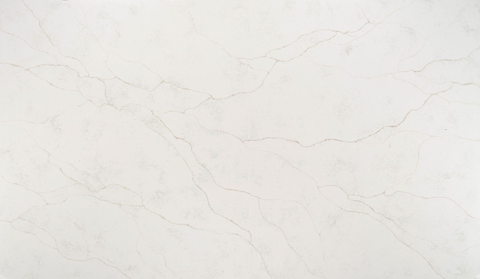 White marble-like surface with faint gray veining and subtle cracks