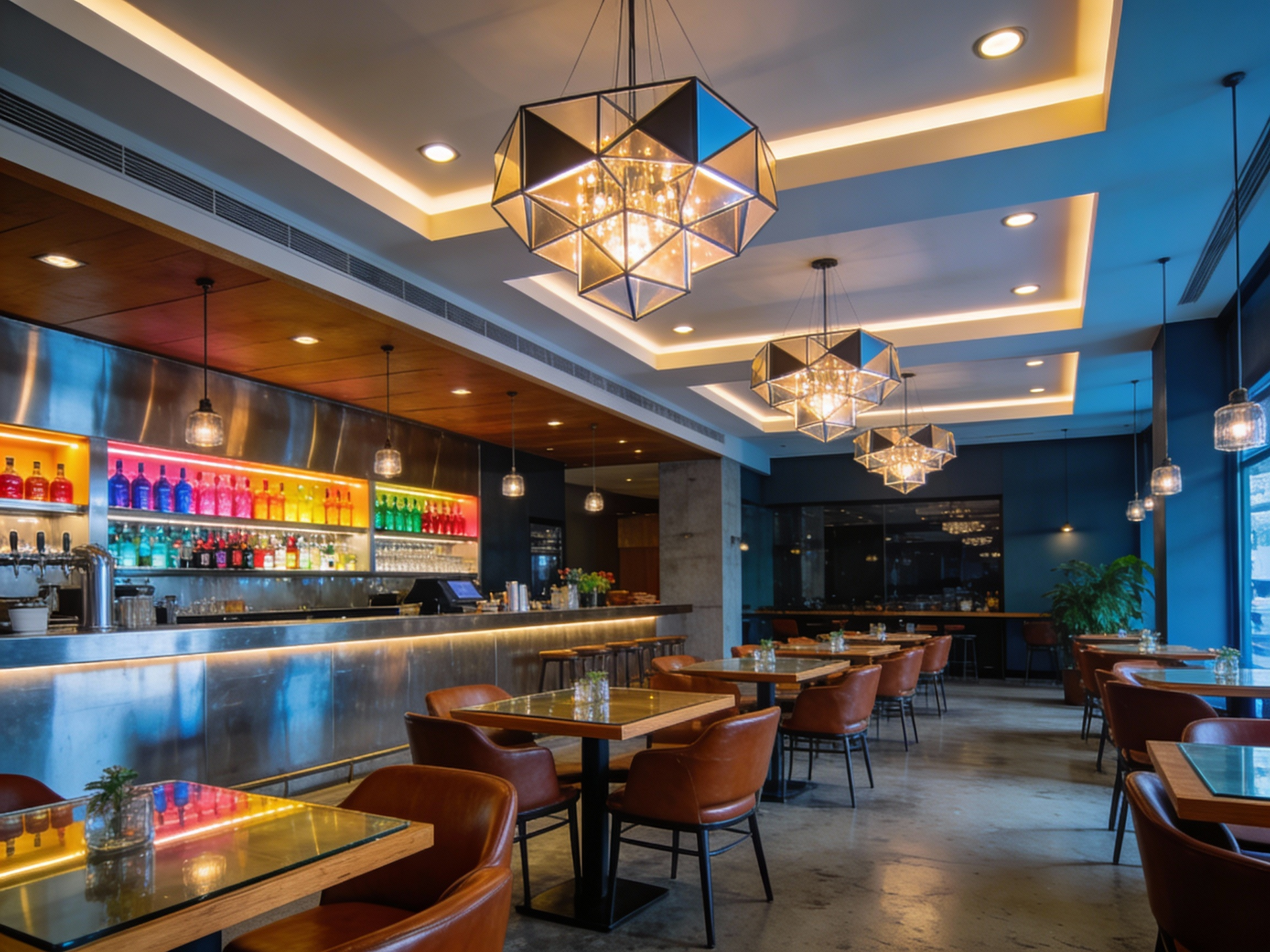 Freshly painted Restaurant interior by Mount Gravatt Painting Pros