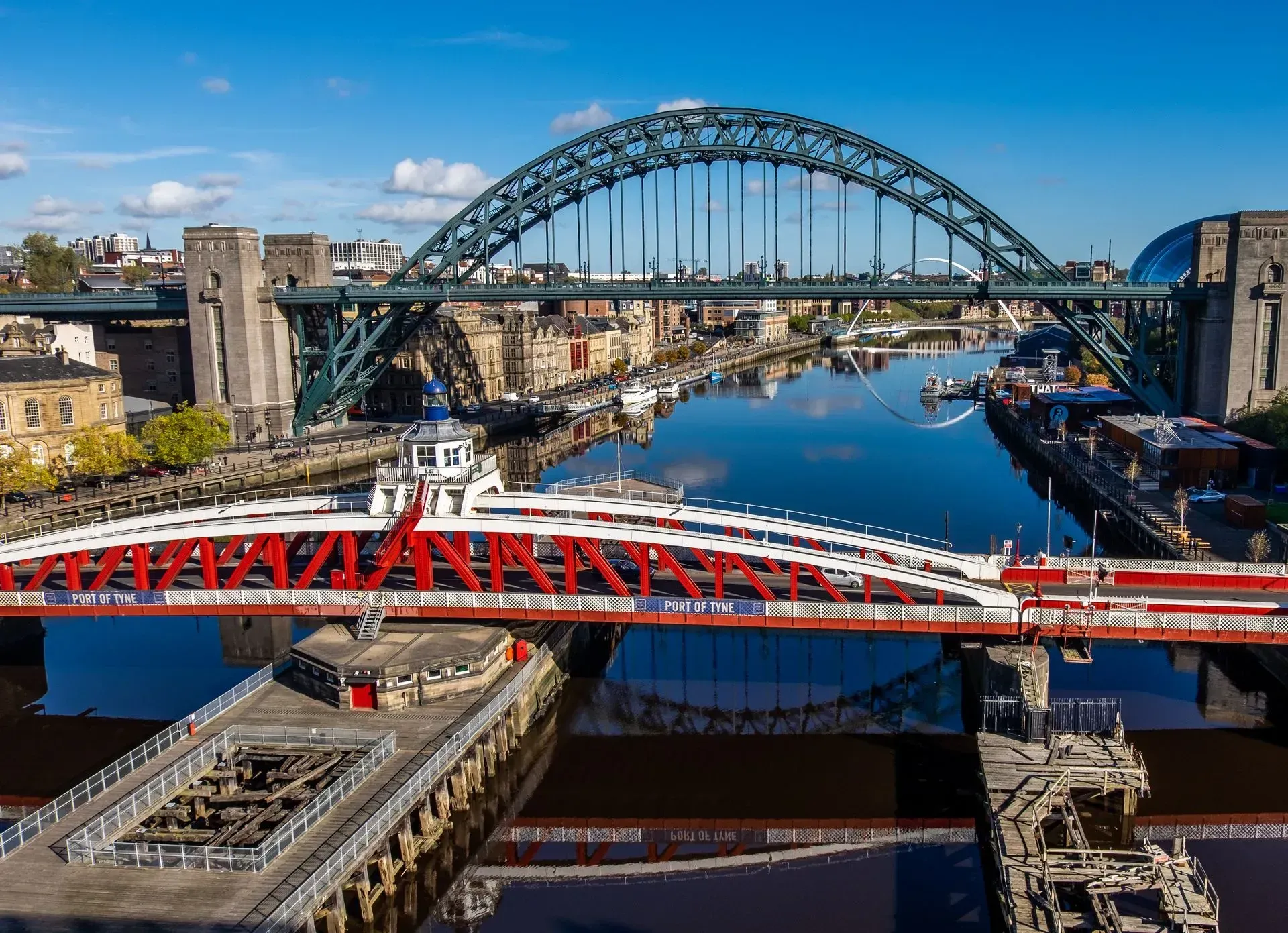 Stunning scene of Newcastle