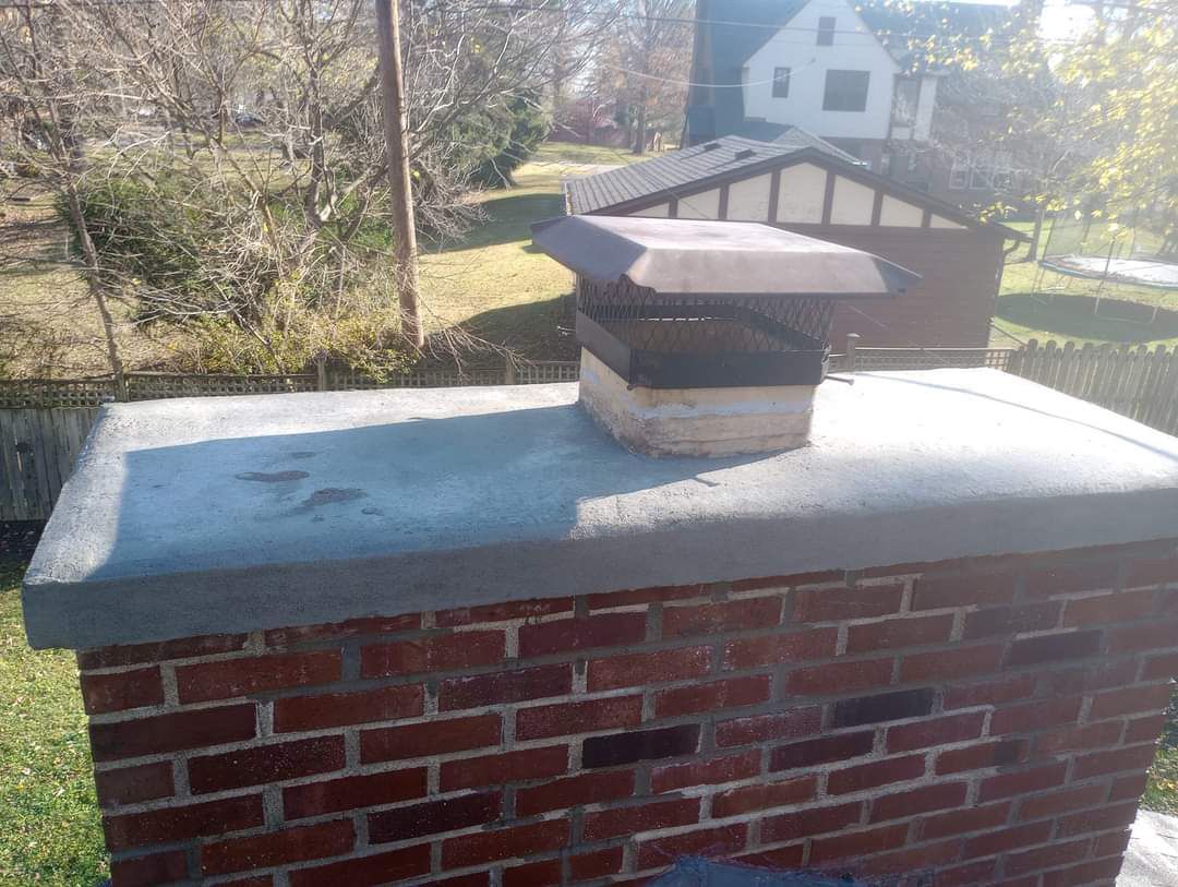 Newly Installed Chimney — Westville, IL — Kruger Tuckpointing