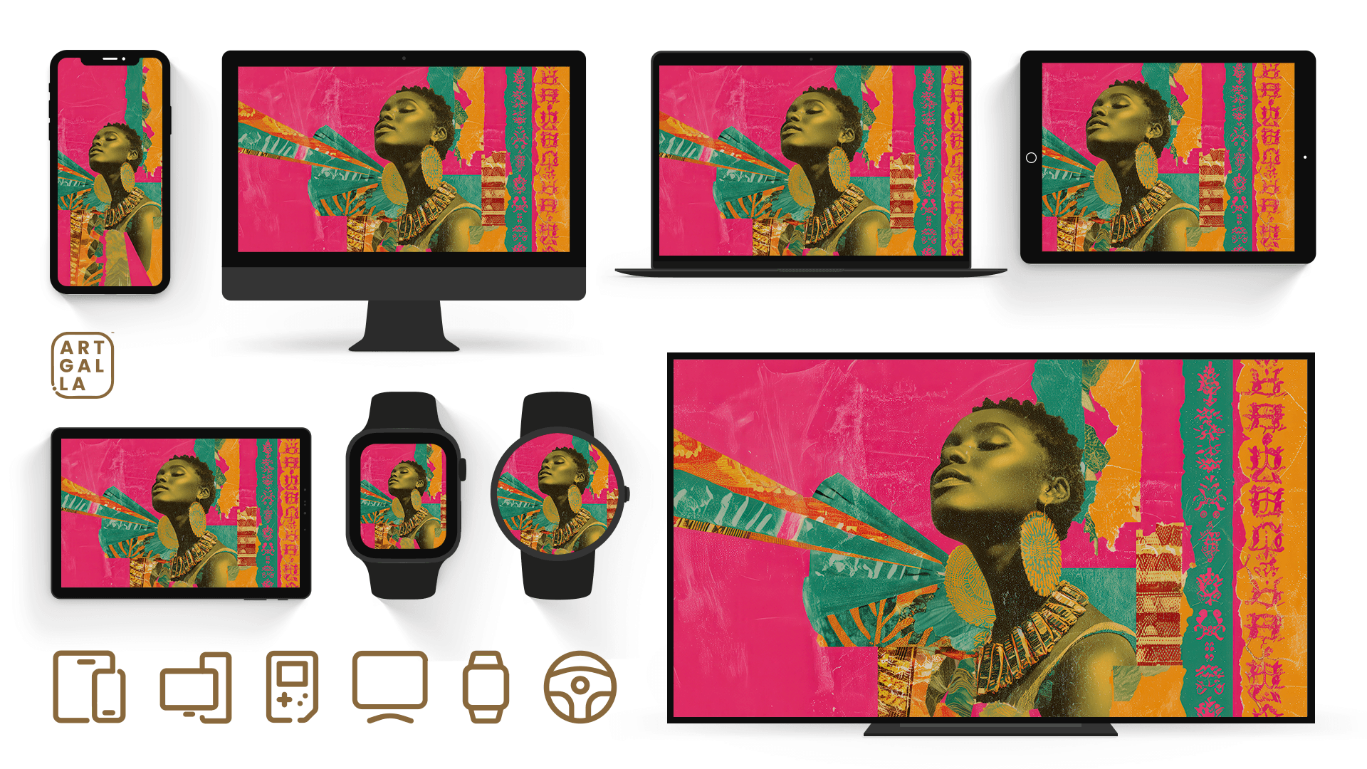 Bashy Glow, Négritude by Khadija Diop