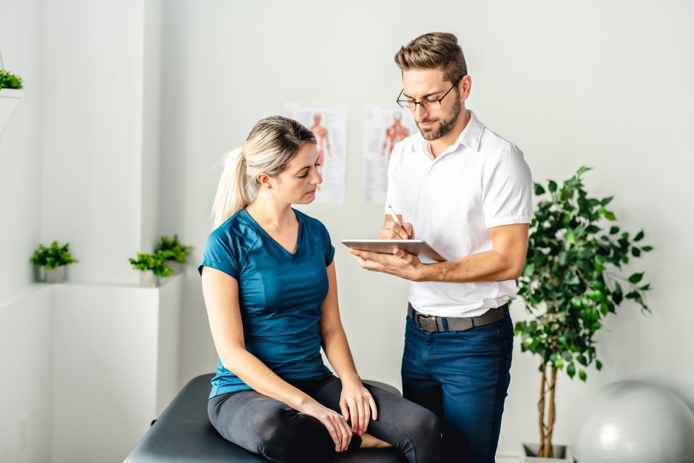 Woman Having A Pre-Employment Assessment - Physiotherapy Services in Bundaberg, QLD