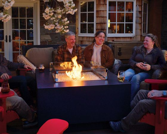 Outdoor fire