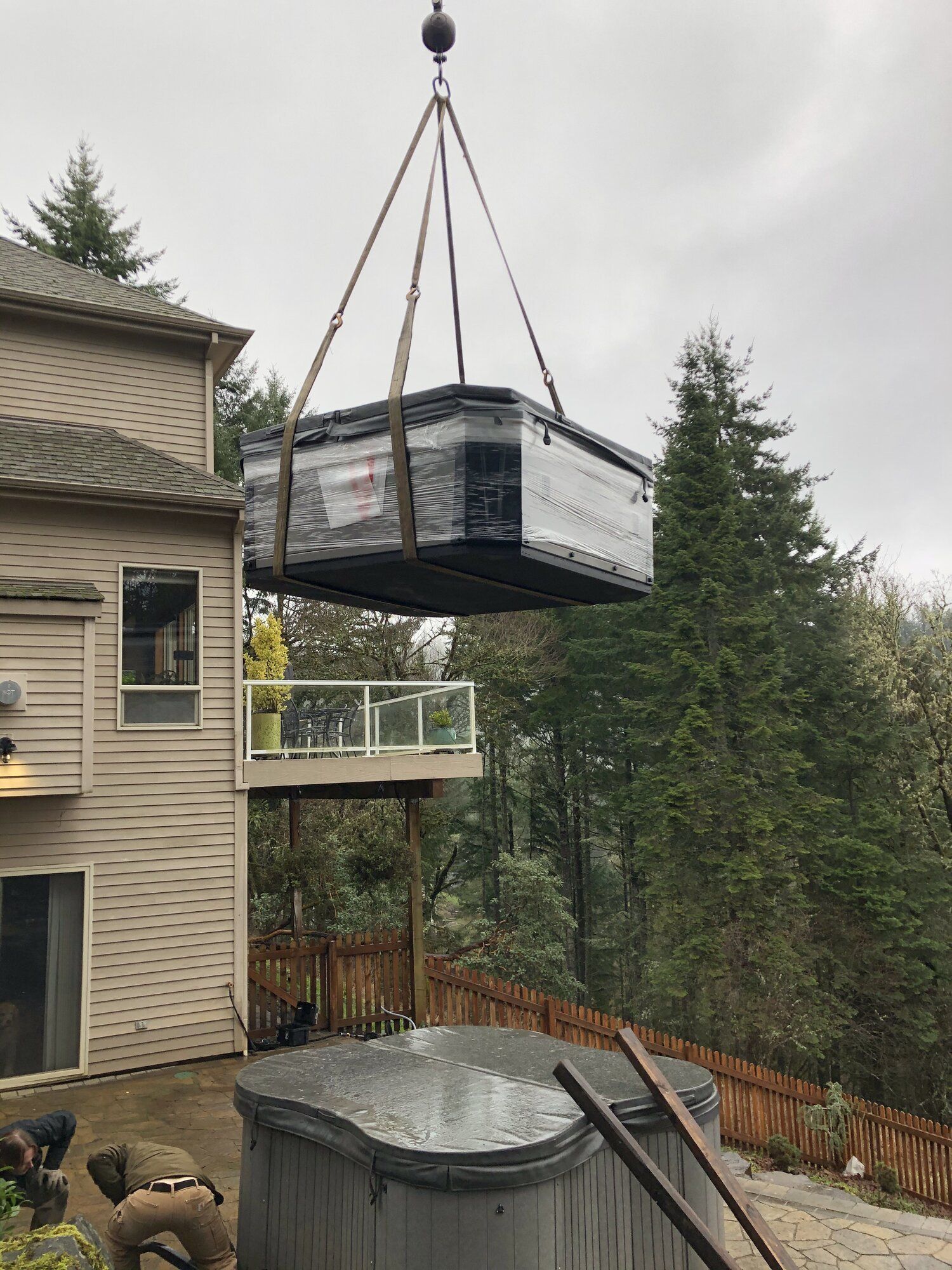 Hot Tub Lifting | Corvallis, OR | Schaefers Stove & Spa