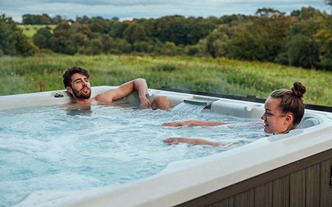 Couple on a Hot Tub | Corvallis, OR | Schaefers Stove & Spa