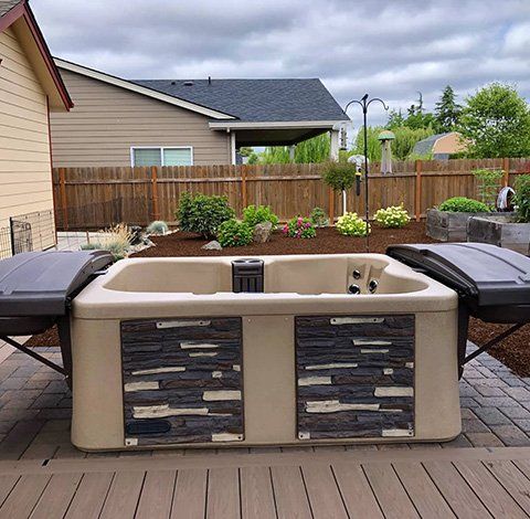 Black and Brown Hot Tub | Corvallis, OR | Schaefers Stove & Spa