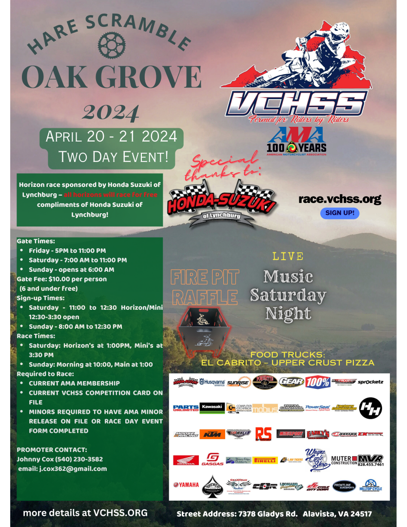 VCHSS Racing - Virginia Championship Hare Scramble Series