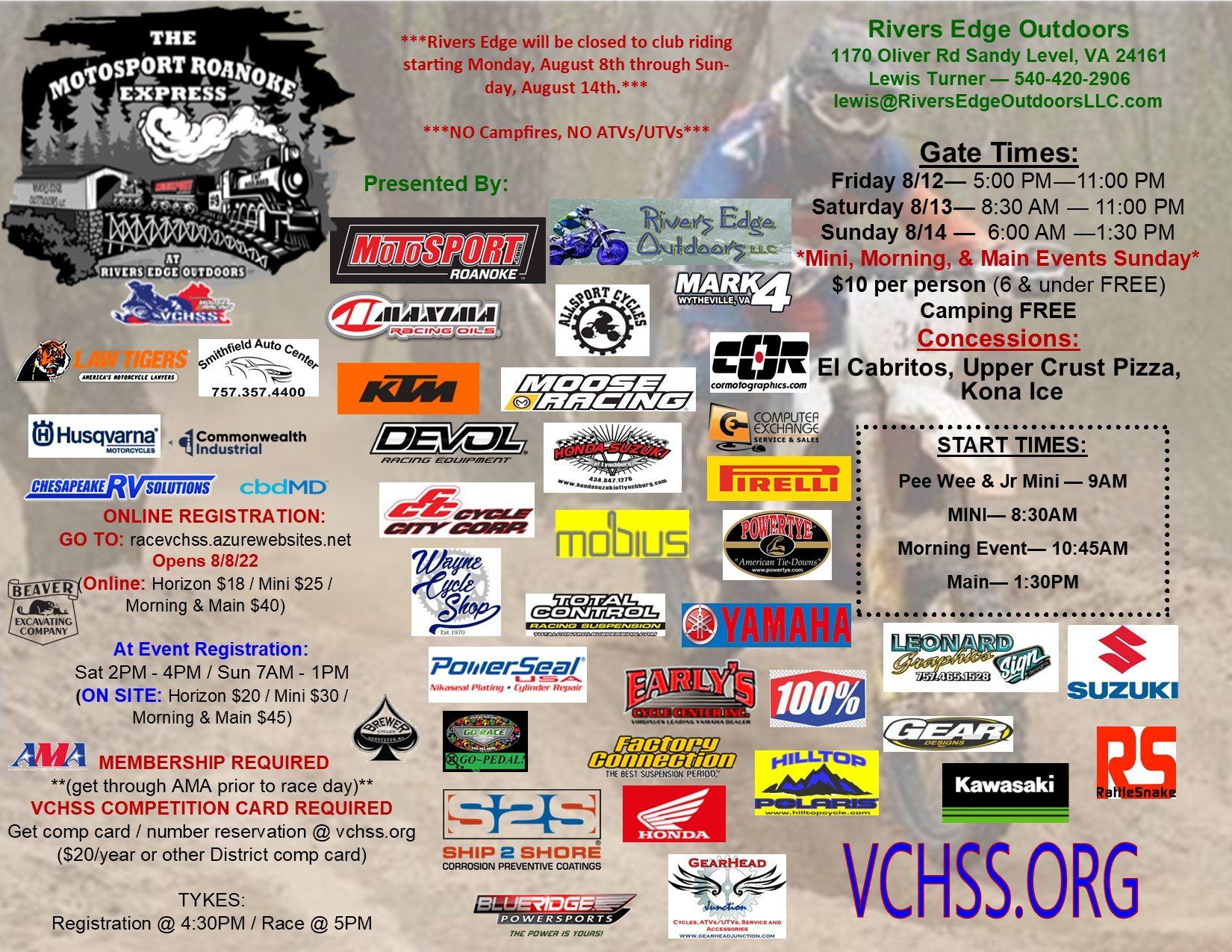 VCHSS Racing - Virginia Championship Hare Scramble Series