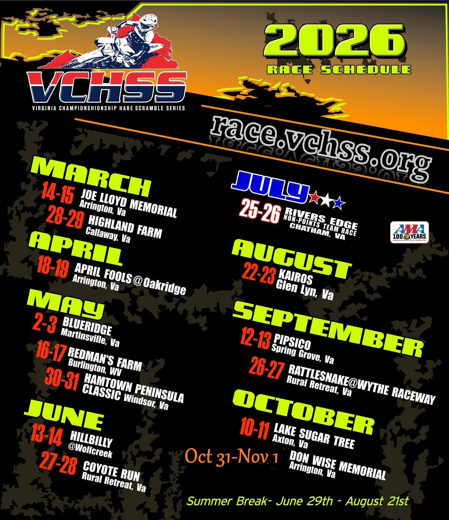 2026 Schedule 2026 Schedule