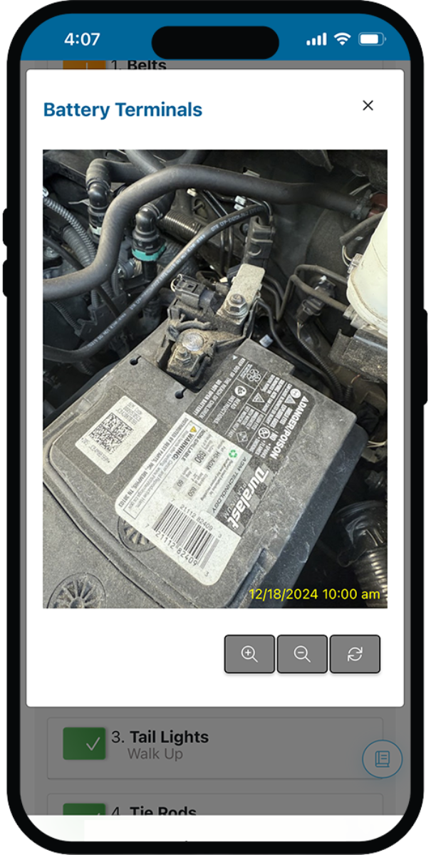 Digital Inspection Visual Sample | GNB Auto Repair