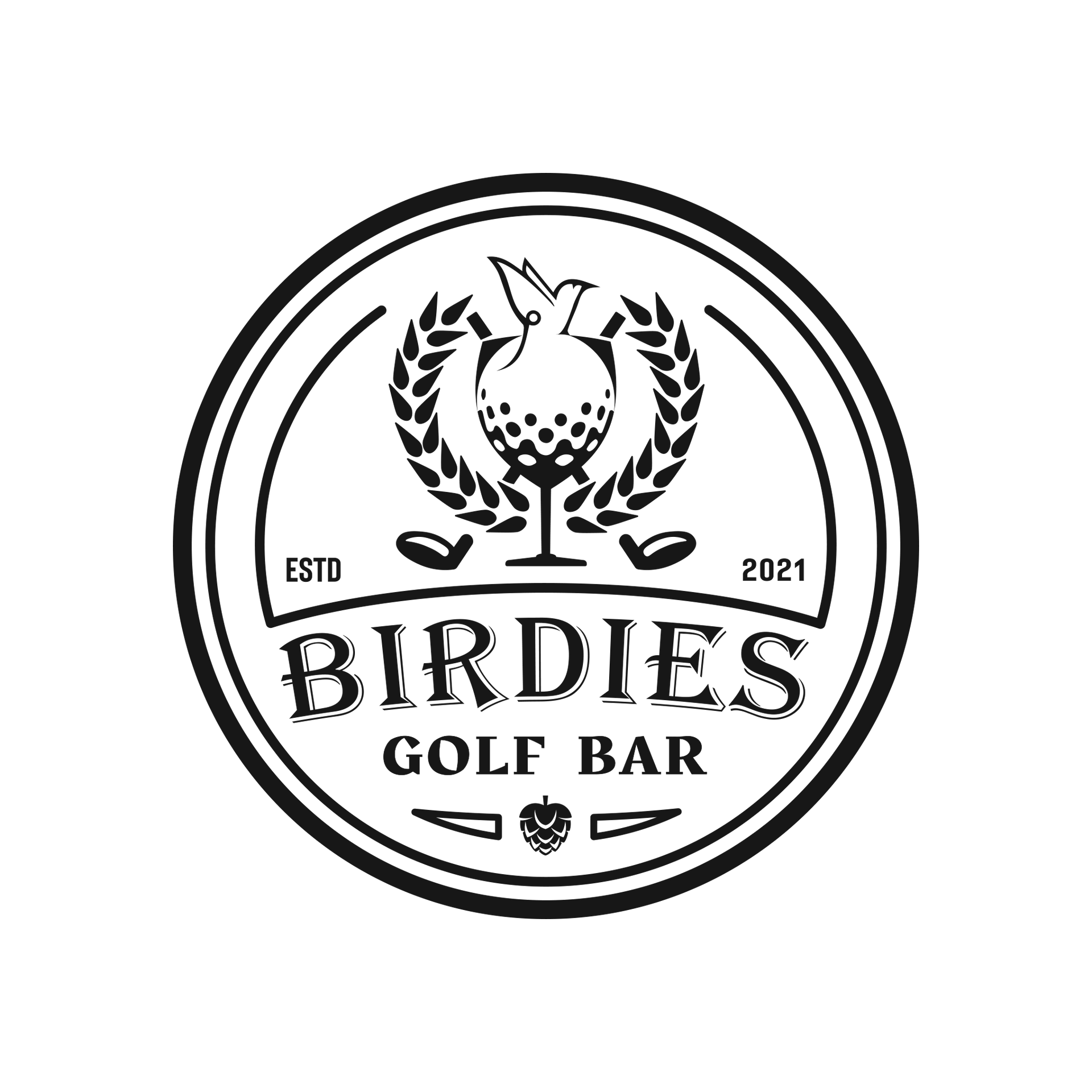 birdies golf bar logo