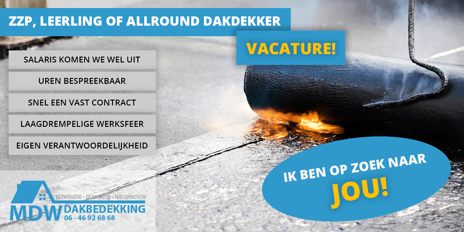 Vacature | Dakdekker | Apeldoorn