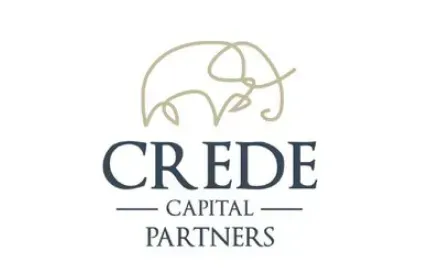 Um logotipo para crede capital partners com um elefante nele