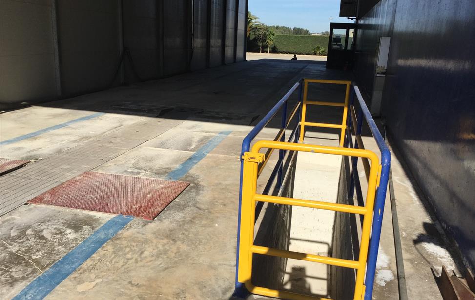 pedana elevatrice per mezzi pesanti