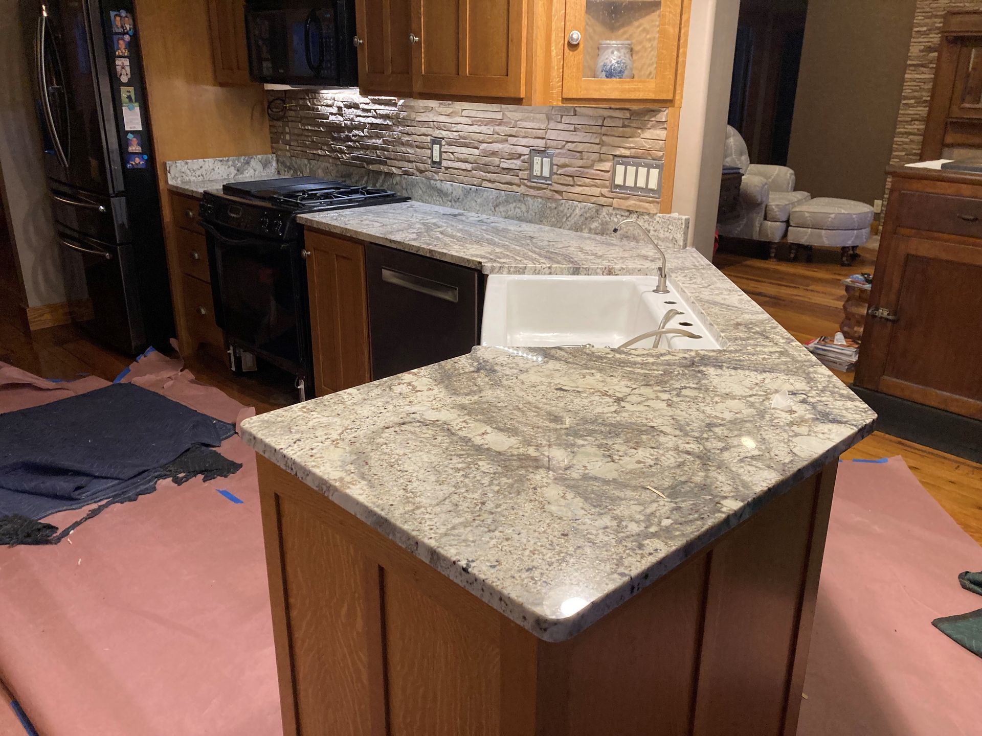 Kitchen Under Renovation — Bloomington & Champaign, IL — Luther Falls Custom Kitchens