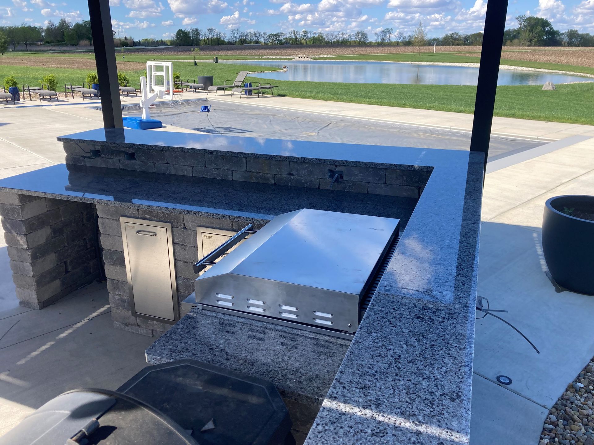 Outdoor Kitchen — Bloomington & Champaign, IL — Luther Falls Custom Kitchens