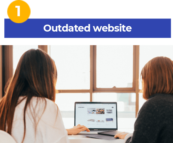 it is not good to have an outdated website