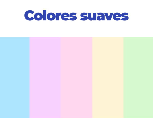 colores suaves