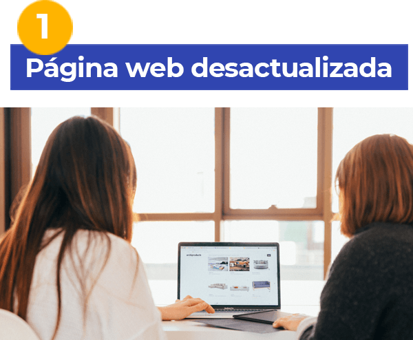 no es bueno tener un sitio web desactualizado