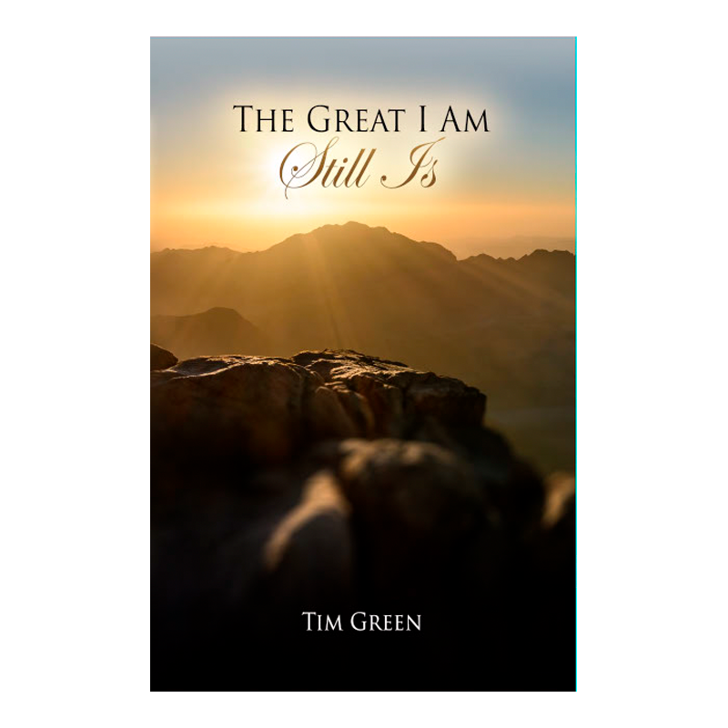 Book cover with a mountain range at sunrise and the title 