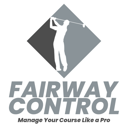 Fairway Control corporate logo with full text and icon.