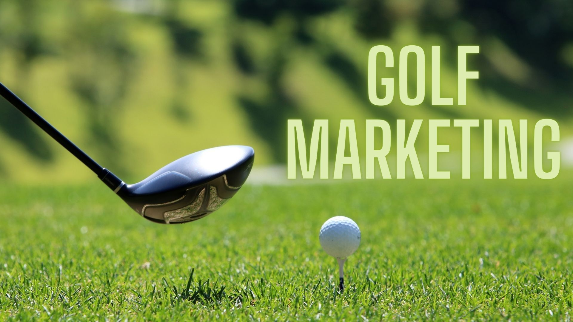 Data-driven golf marketing concept showcasing how clubs attract and retain members.