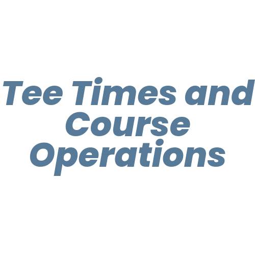 Fairway Control Tee Times and Course Management branding for golf course management software.