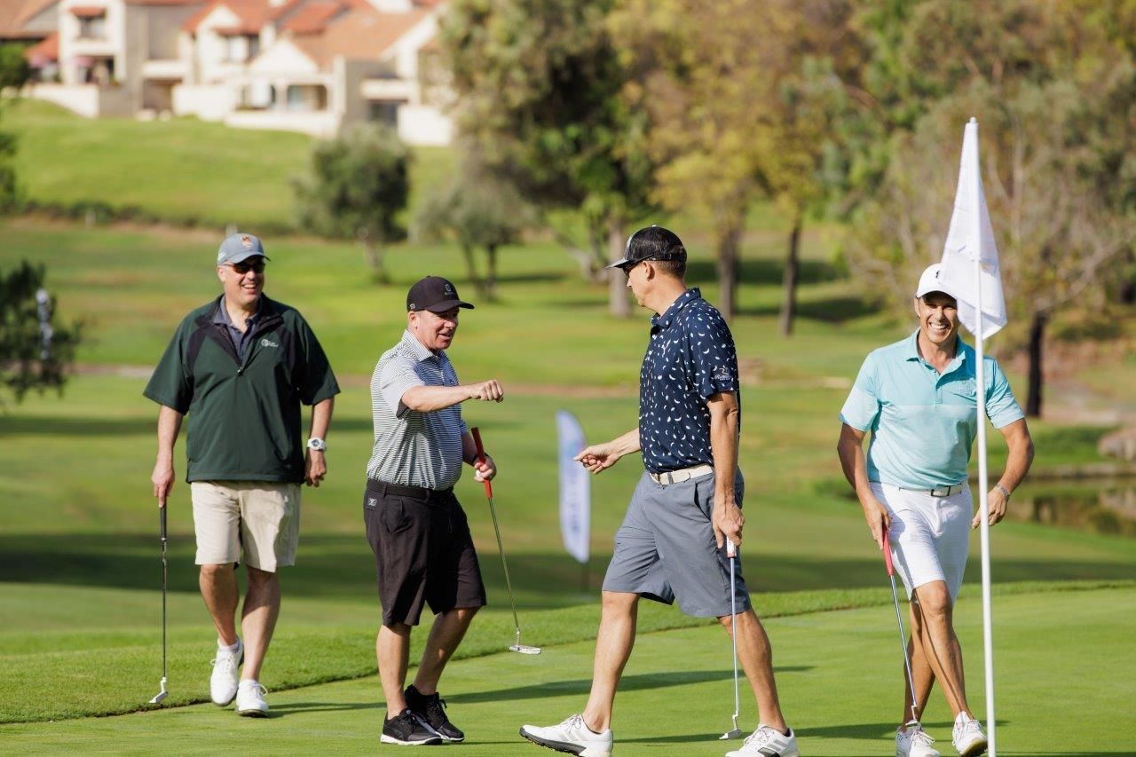 Group of golfers playing at Torrey Pines, representing how Fairway Control helps optimize pace and group flow on busy days.