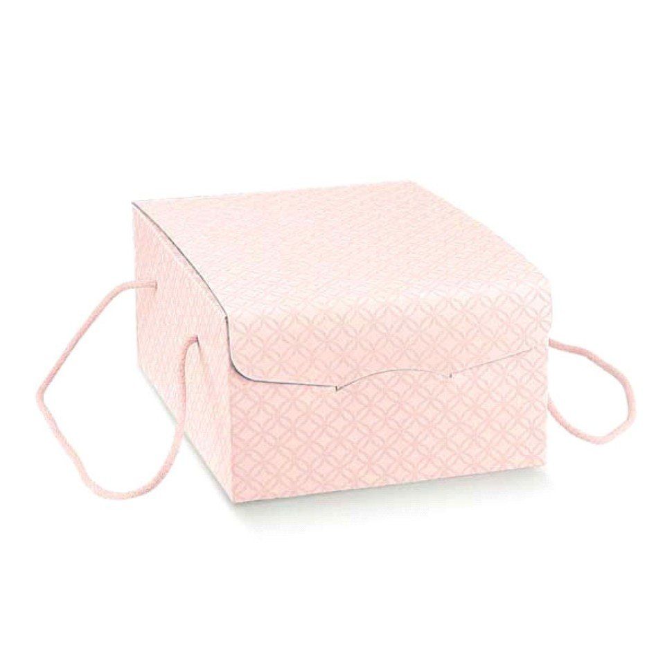 scatola rosa per dolci e panettone