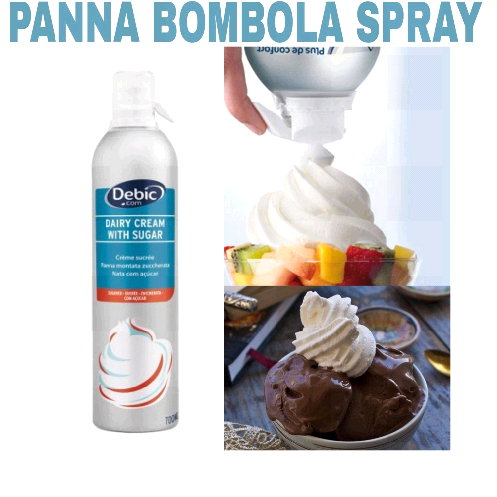 panna Debic spray per dolci