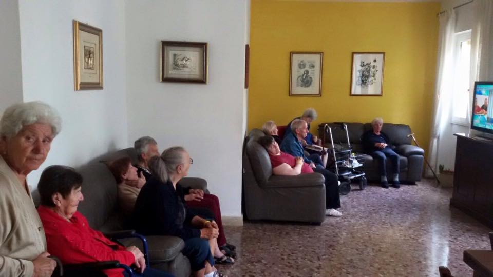Soggiorno con anziani
