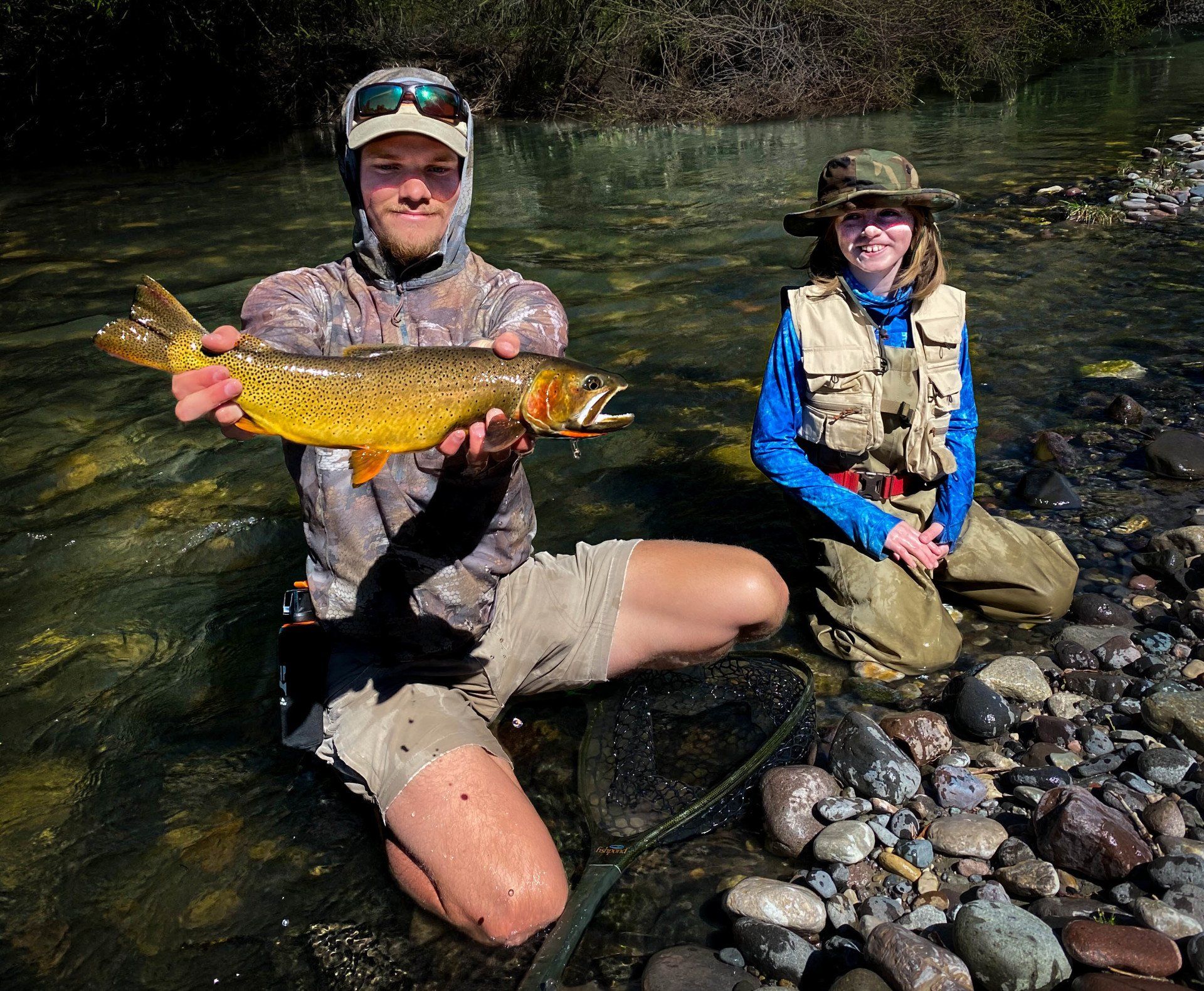 brown trout, cutthroat trout, fly fishing, guiding, Wyoming, dry flies