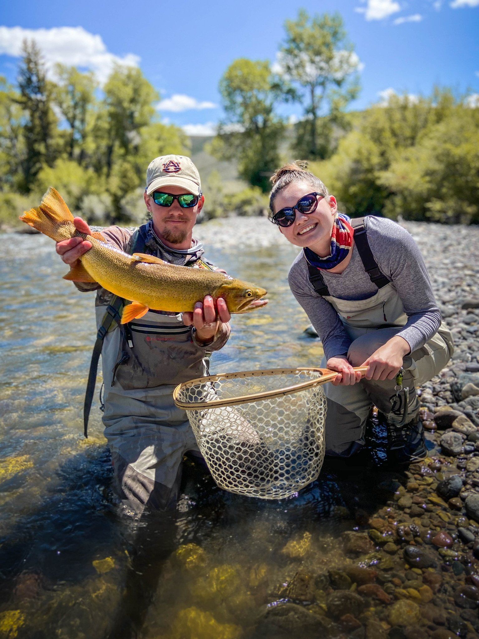 brown trout, cutthroat trout, fly fishing, guiding, Wyoming, dry flies