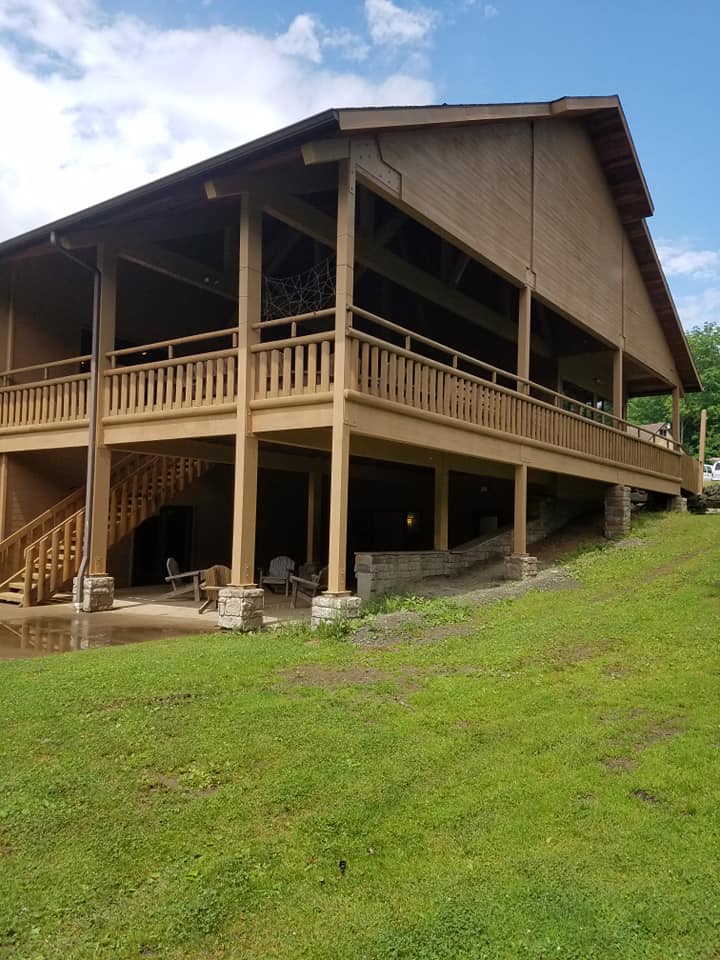 Newly Painted High Level Deck — Endicott, NY — Richard J. Woloszyn Painting