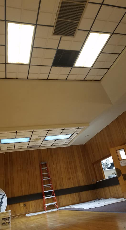 Newly Painted Library — Endicott, NY — Richard J. Woloszyn Painting