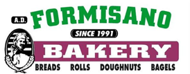 Formisano Bakery logo. Green text 