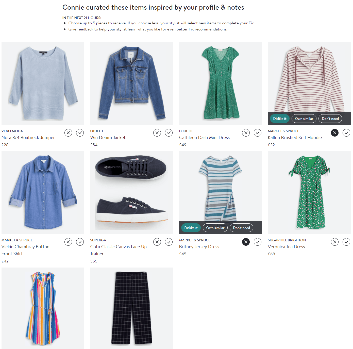 How good are clothing subscription boxes? Stitch Fix and Lookiero
