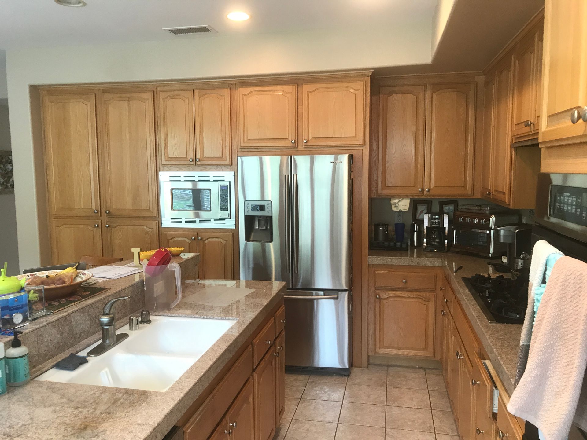 Before image of kitchen prior to remodel, Thousand Oaks 