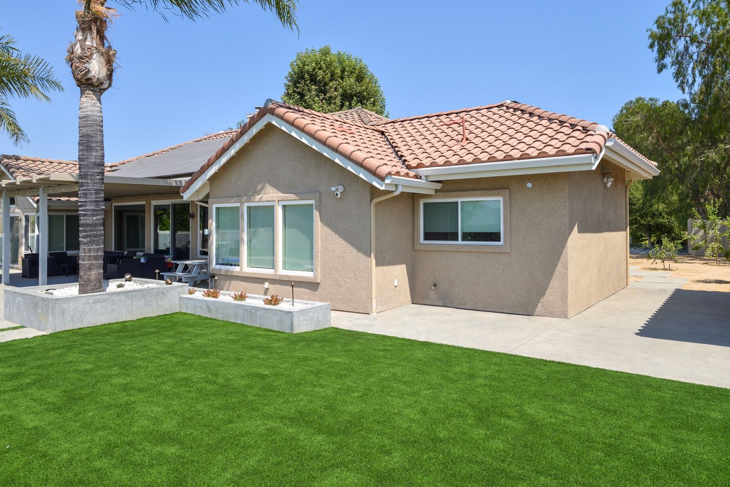 Exterior View of Kitchen Expansion, Lynnmere Estates, Thousand Oaks