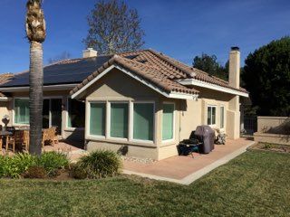 image of the exterior of a house from the backyard, before image of a kitchen addition, kitchen expansion, Thousand Oaks, CA 
