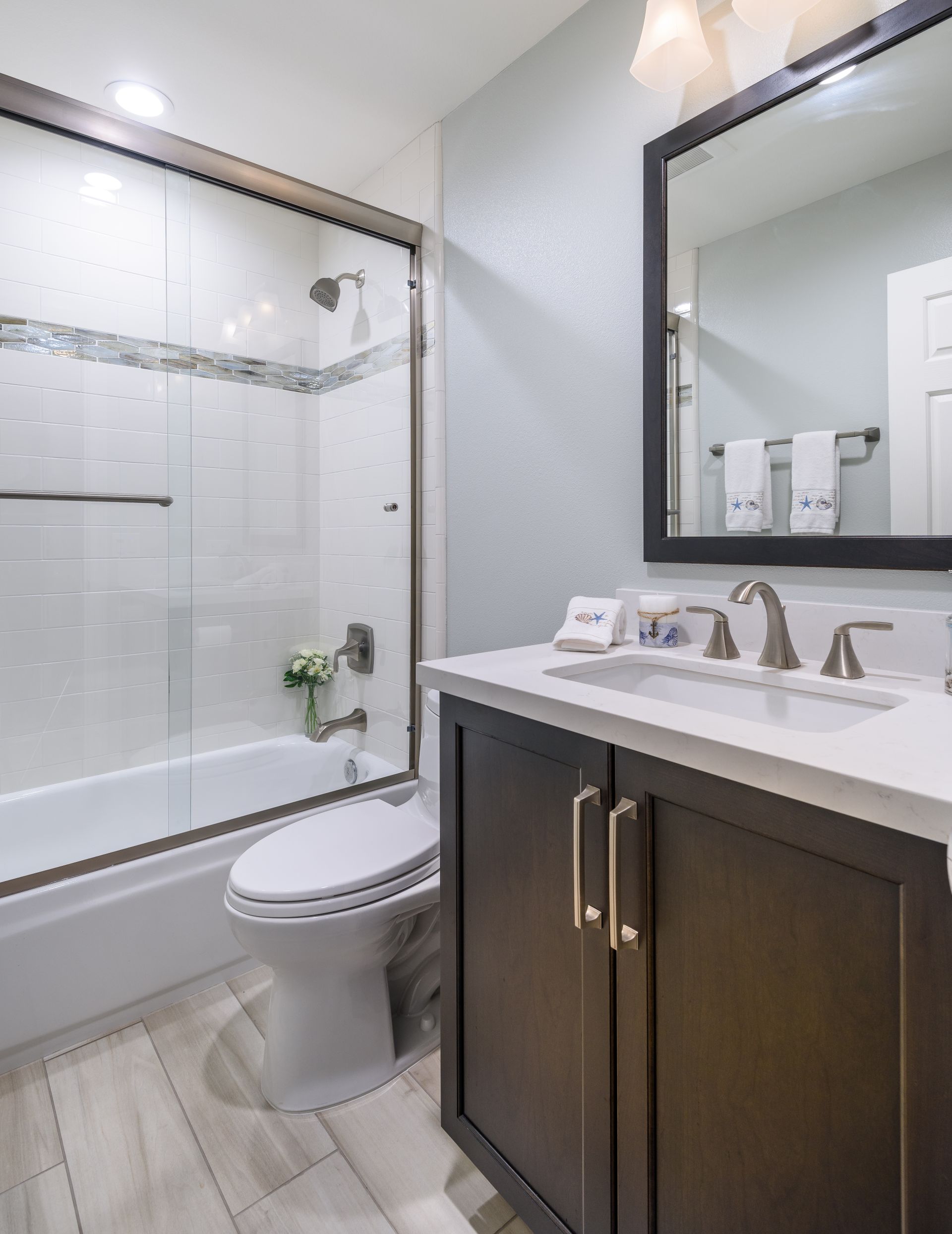 Designer Touches in Downstairs Bathroom Remodel, Camarillo