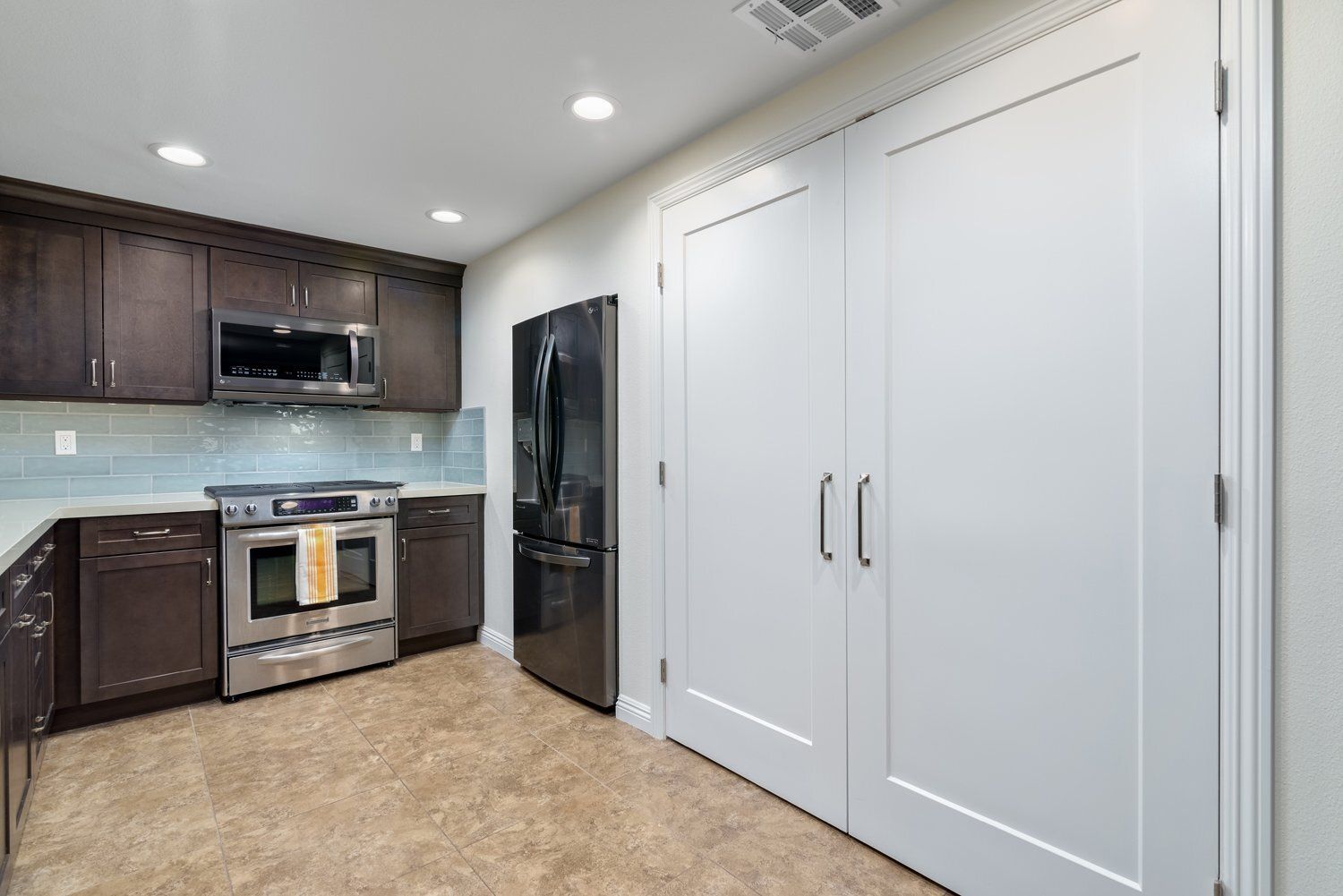 New Large Pantry, Mantra's Snow paint color, Kitchen Remodel, Thousand Oaks