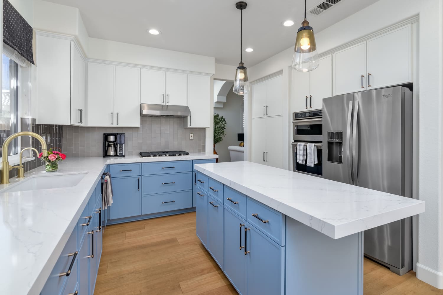 New Cabinet Pulls and New Drawer Glides, Kitchen Reface, Camarillo