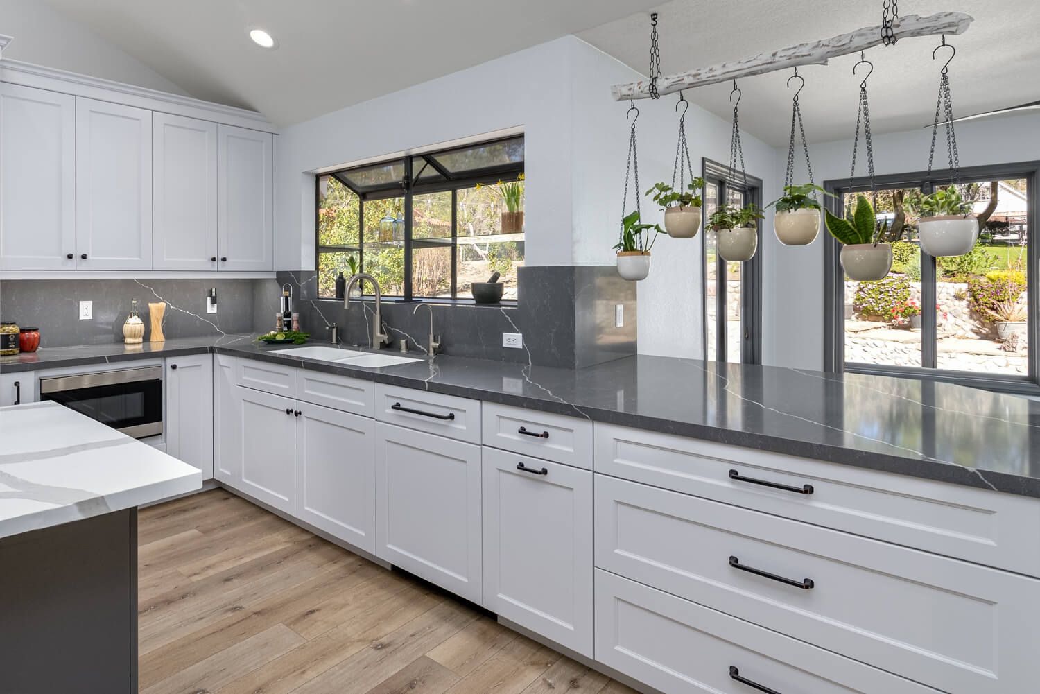White and Gray Kitchen Remodel, Santa Rosa Valley